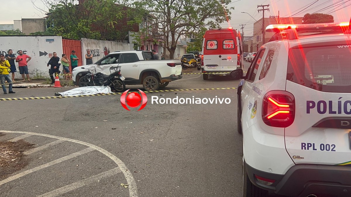 NA ABUNÃ: Motoboy morre após motorista de Montana avançar preferencial 