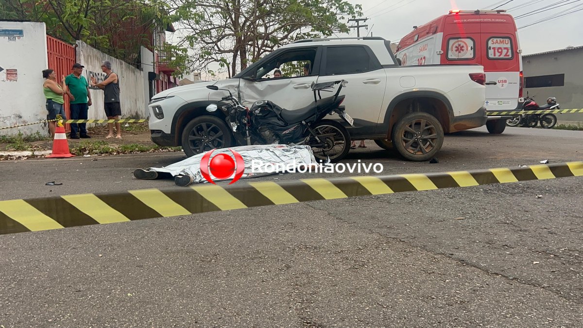 NA ABUNÃ: Motoboy morre após motorista de Montana avançar preferencial 