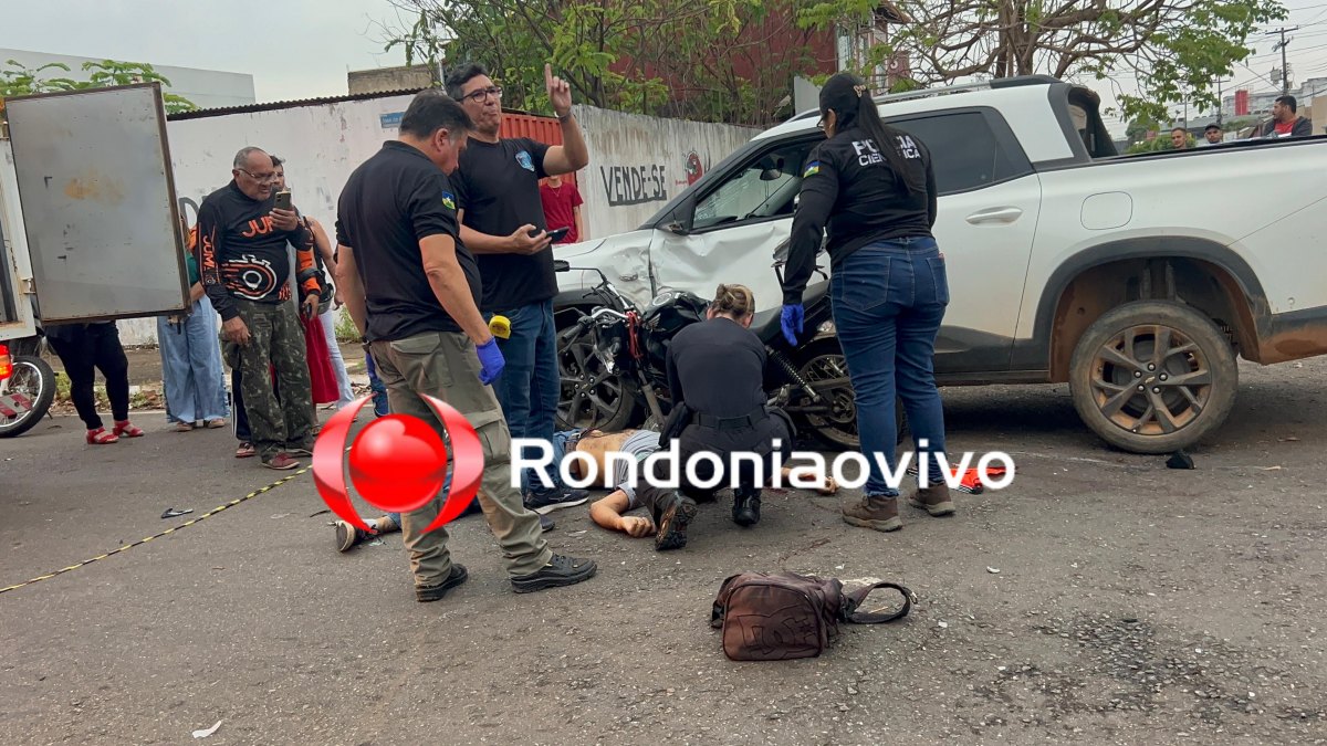 NA ABUNÃ: Motoboy morre após motorista de Montana avançar preferencial 