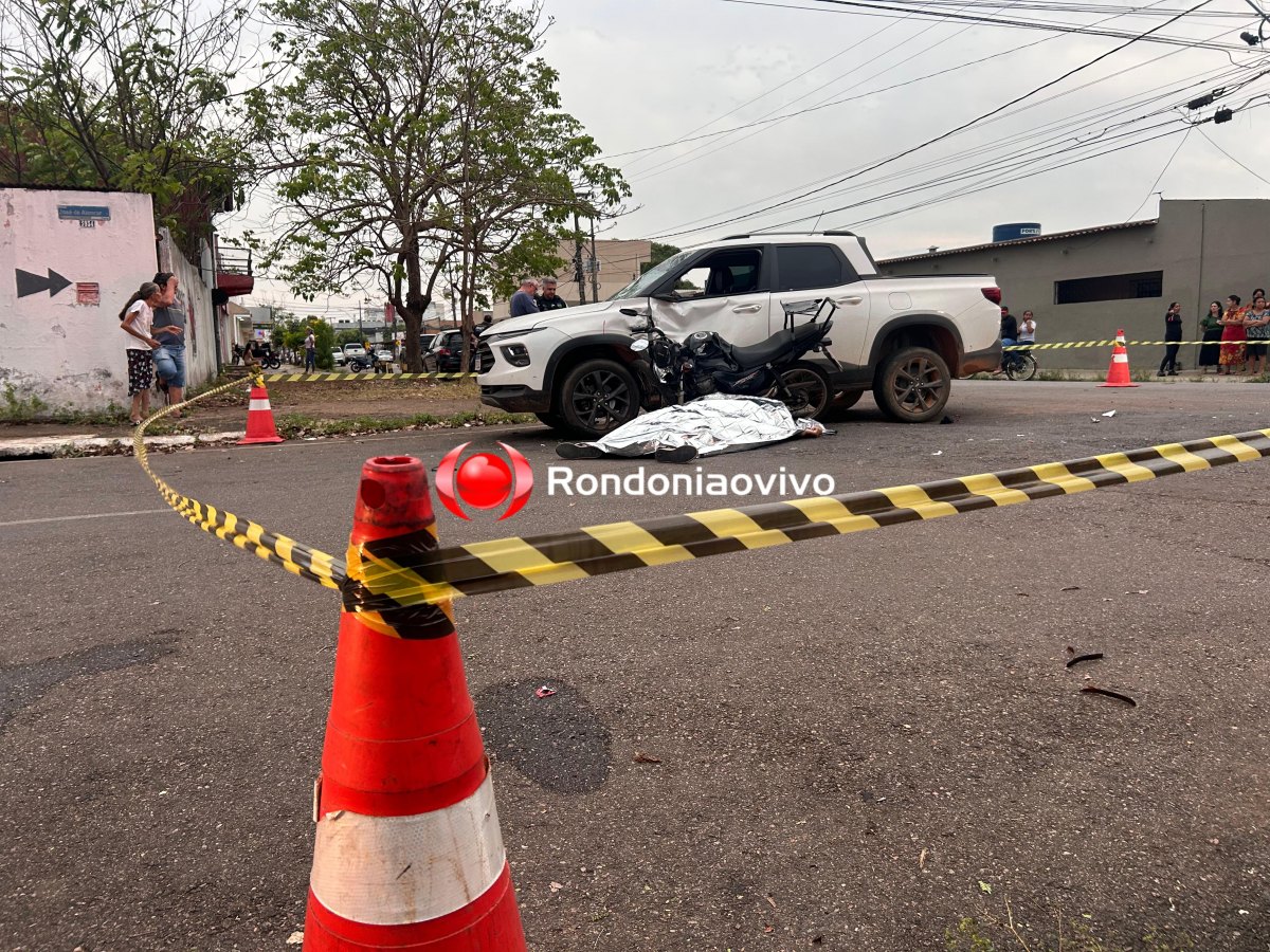 NA ABUNÃ: Motoboy morre após motorista de Montana avançar preferencial 