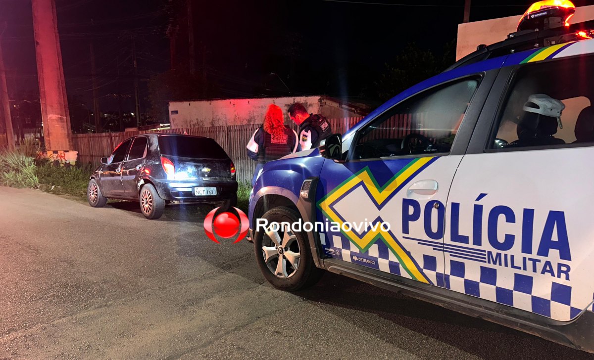 URGENTE: PM encontra carro usado em ataque a tiros no Cai N'água