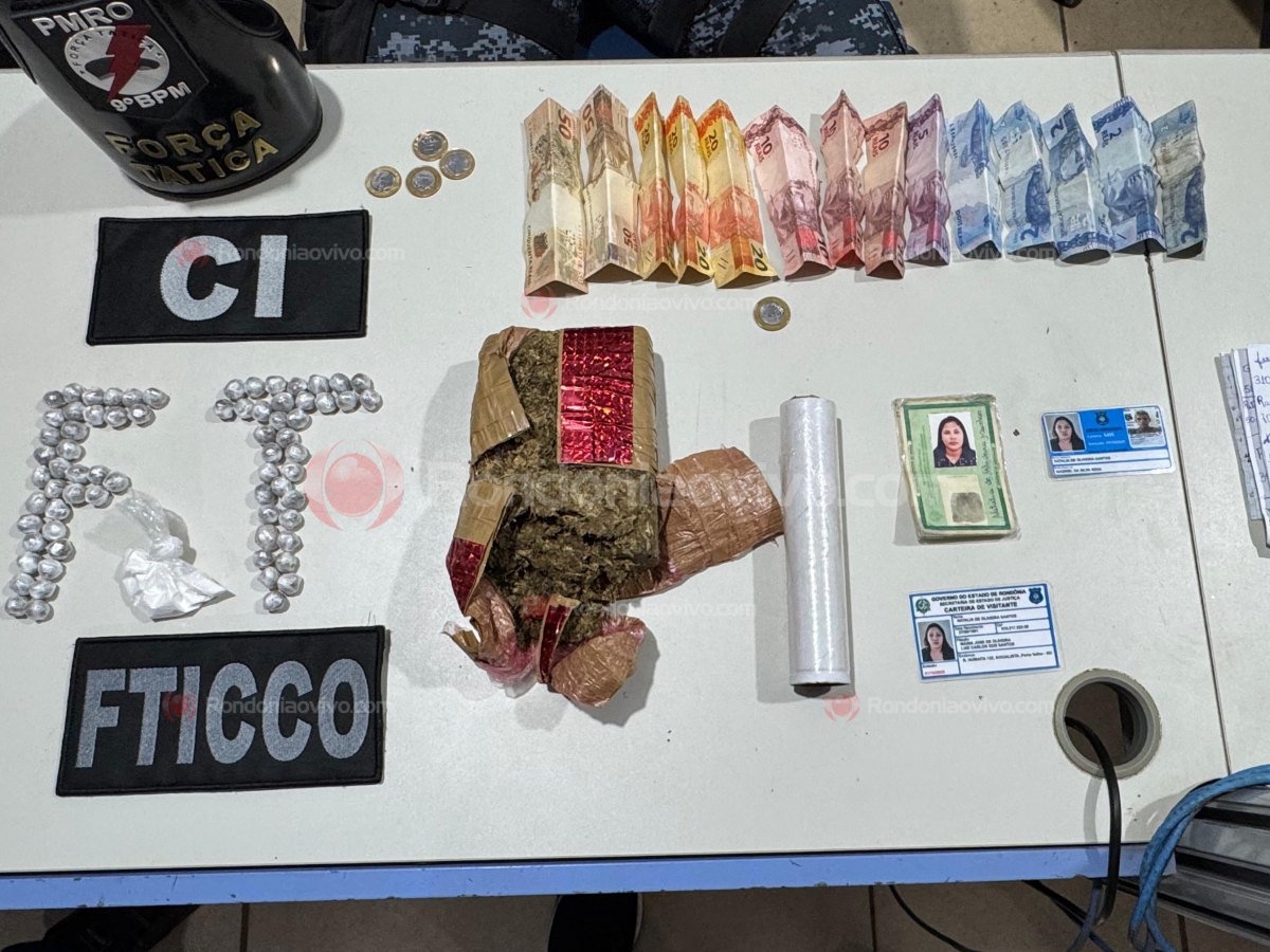 PORTO MADERO: Divisão de Operações e FT do 9° prendem mulher com drogas que iam para presídio 