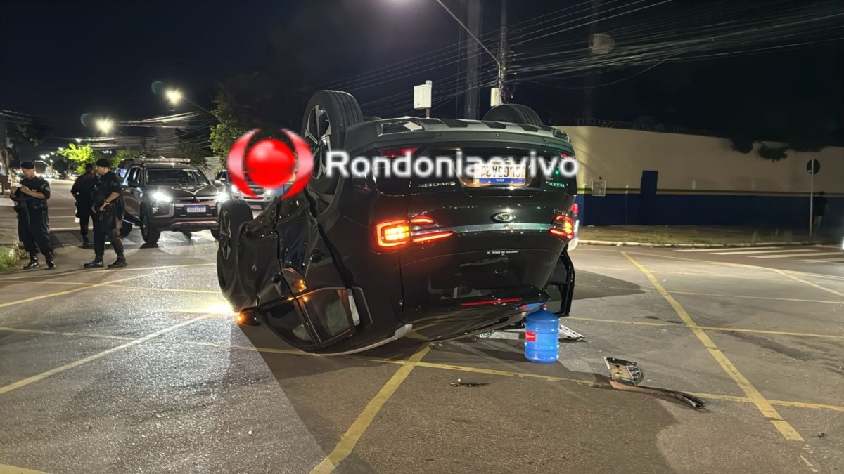 ONIX AVANÇOU: Vídeo registra grave acidente com capotamento 