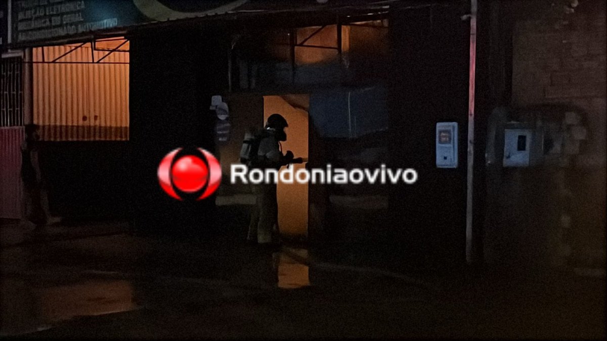 VÍDEOS: Incêndio de grande proporção atinge centro automotivo na capital 