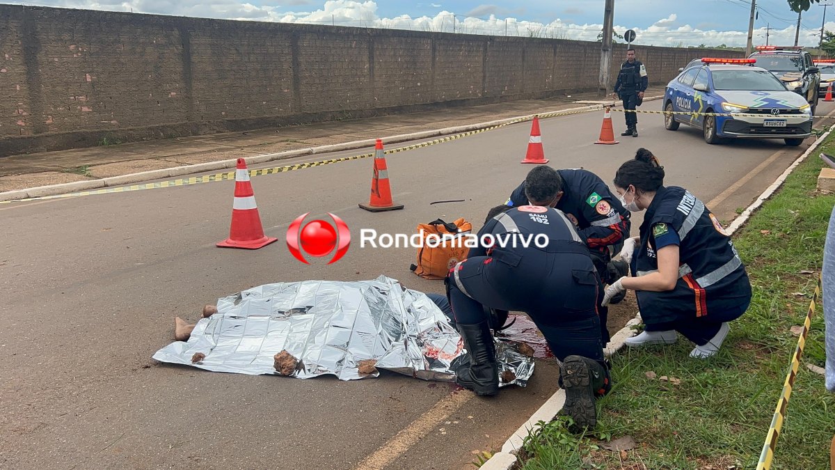 'DRONE': Motociclista morre após bater em árvore na Guaporé