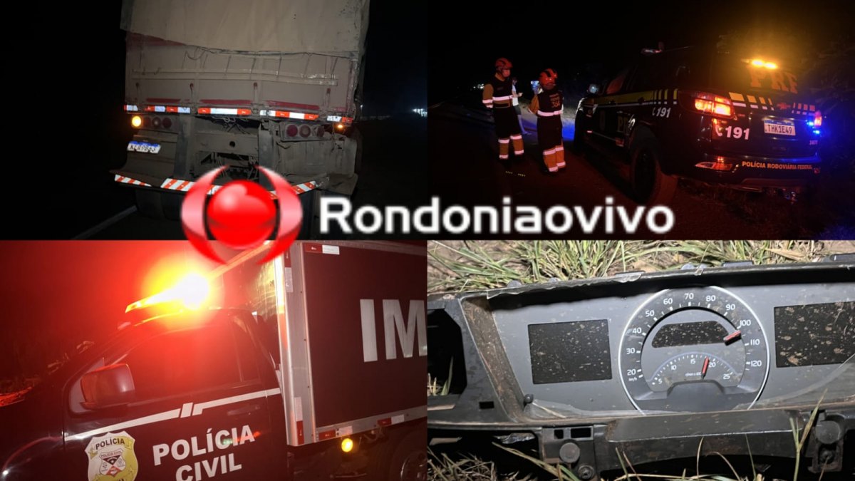 VÍDEO: Grave colisão entre duas carretas deixa um morto na BR-364