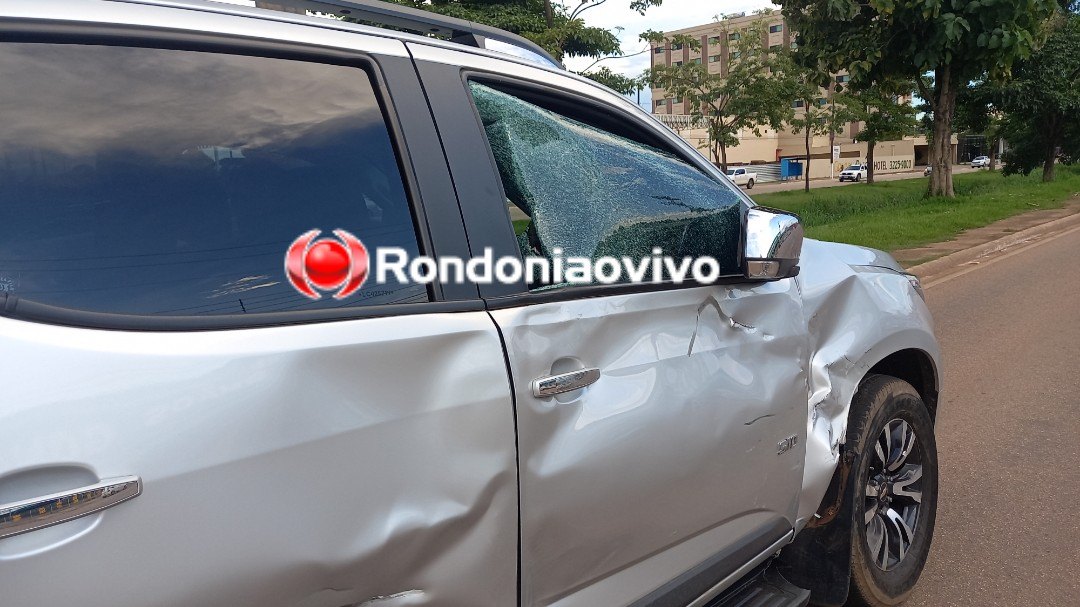 VÍDEO: Mototaxista fica em estado grave após colisão com S10