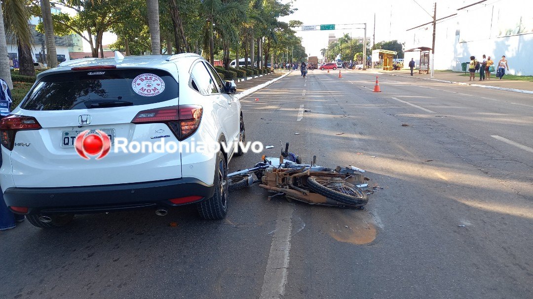 TRÂNSITO MORTAL: Motociclista morre após ser arrastado por carreta na Jorge Teixeira