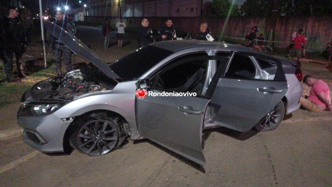 URGENTE: Quadrilha em Honda Civic promove intensa perseguição policial na capital