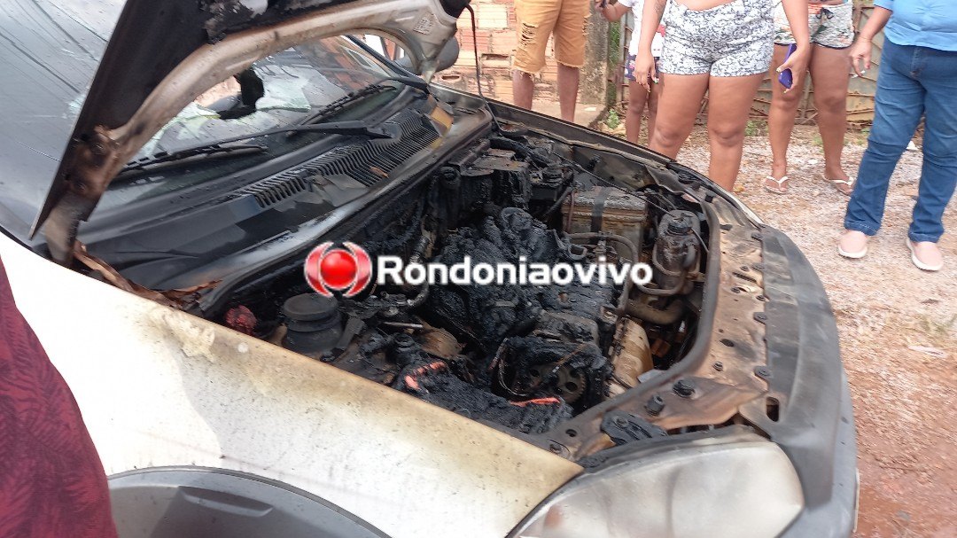 VÍDEO: Empresário tem carro incendiado por criminosos na zona Leste