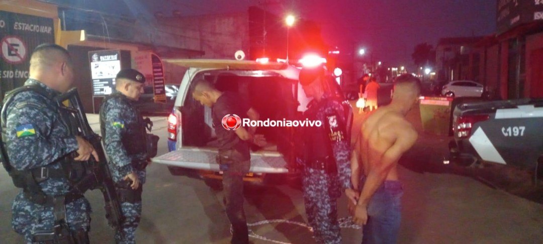 IDENTIFICADOS: Ladrão é baleado e apenados presos após fuga e troca de tiros com policial