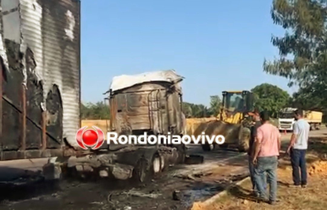 ENSANDECIDOS: Vândalos destruíram cinco carretas do supermercado Irmãos Gonçalves 