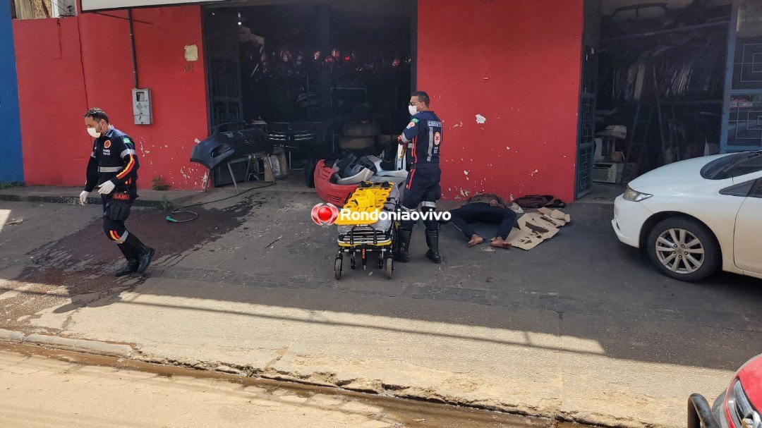 LESÕES NO ROSTO: Morador de rua fica em estado grave após atropelamento na Jorge Teixeira