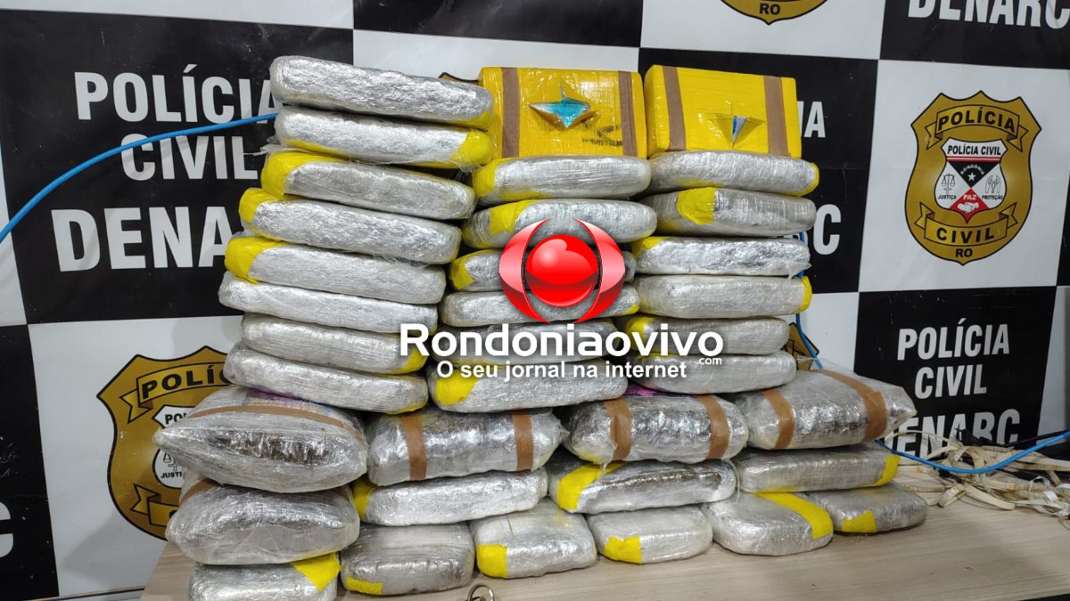 MAIS UM: Denarc prende criminoso com quase 40 quilos de drogas