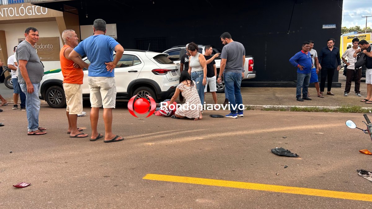 ASSISTA: Vídeo registra acidente que deixou idoso gravemente ferido