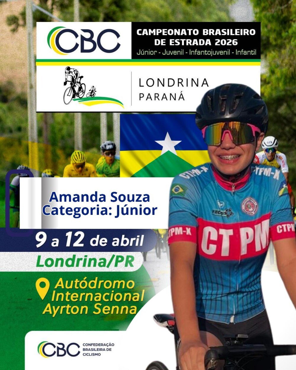 REPRESENTANDO: Guajará-Mirim entra na disputa no ciclismo nacional com três atletas no time RO