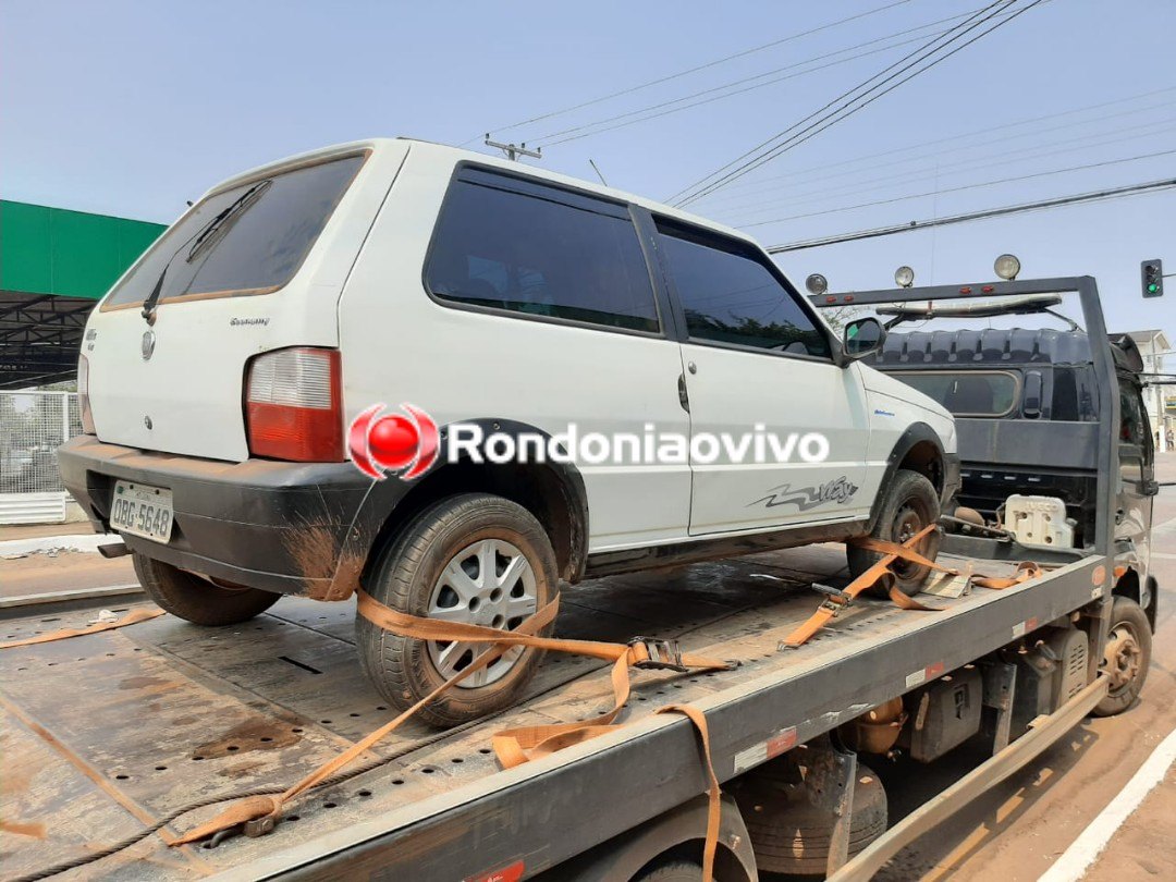 EM PORTO VELHO: PM faz cerco e prende casal com automóvel roubado no Mato Grosso