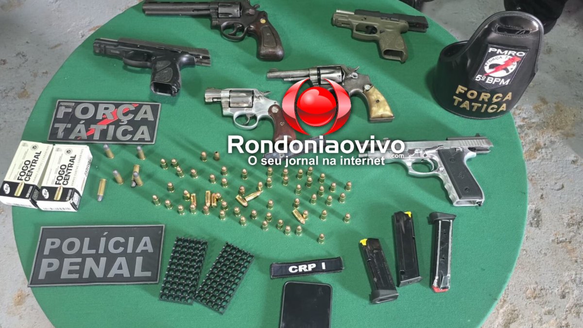 VÍDEO: Agiota e funcionário são presos com seis armas de fogo
