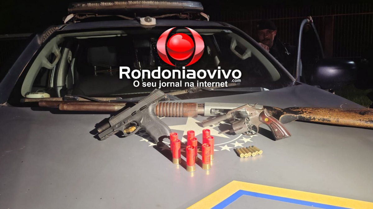 URGENTE: Perseguição e tiroteio terminam com cinco presos e armas apreendidas na capital