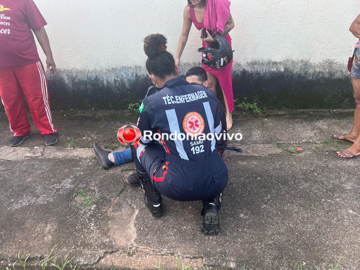 VÍDEO: Motoboy e mulher ficam seriamente feridos em grave acidente