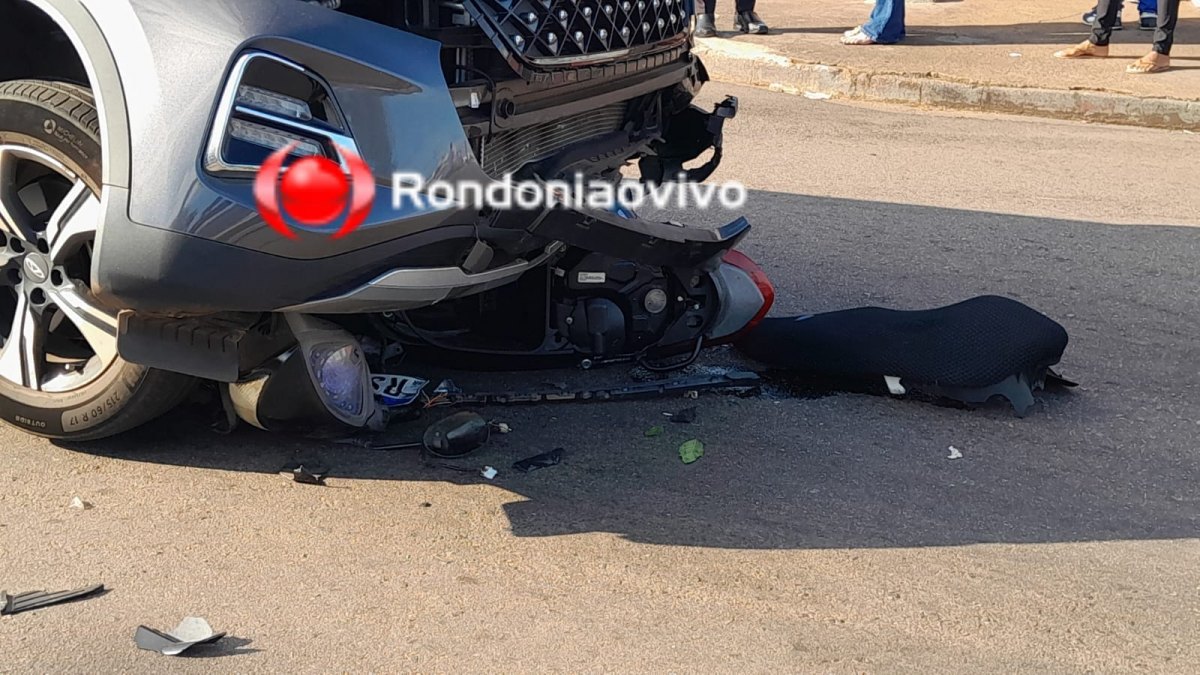 URGENTE: Mulher sofre traumatismo craniano e fratura após grave acidente