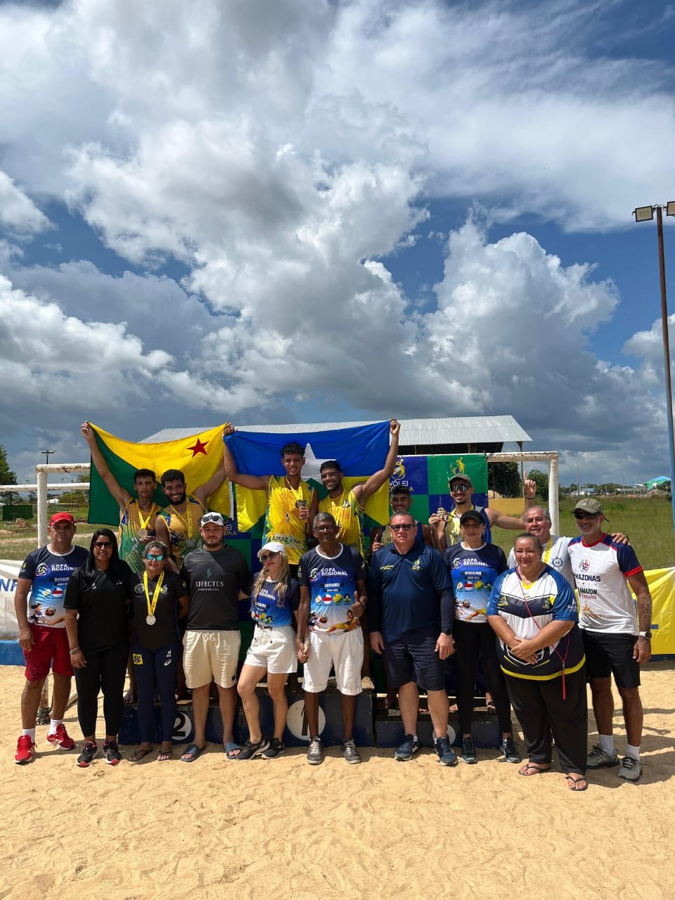 CONQUISTA: Rondônia é ouro na 'Copa Regional Sub-23 – Norte' de vôlei de areia