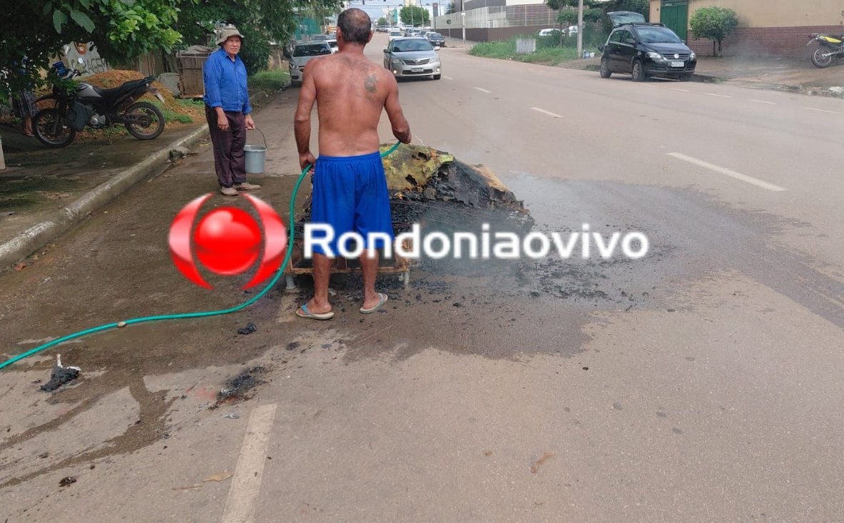 URGENTE: Mulher é socorrida após incêndio em apartamento na 7 de Setembro