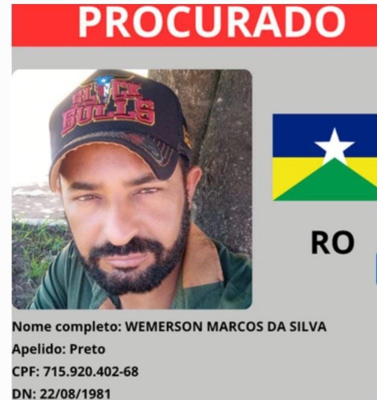 URGENTE: Foragido da lista dos mais procurados de Rondônia é morto em confronto com o BOPE