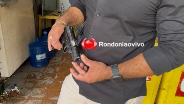 ATENTO: Secretário de Segurança flagra suspeito com pistola em distribuidora 
