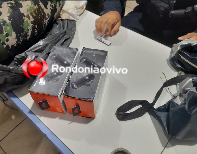VÍDEO: Acusado de cometer furto na loja Gazin é preso após voltar para buscar caixas JBL