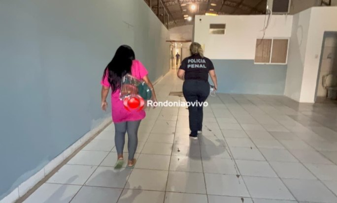 NO 603: Jovem é presa com drogas no órgão genital quando ia visitar o marido 