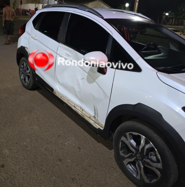 SAIU FERIDO: Motociclista inabilitado avança preferencial e provoca batida contra carro