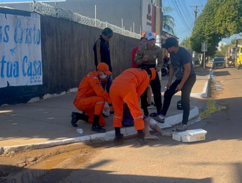 NA IMIGRANTES: Condutor faz retorno proibido e deixa  jovem com fratura exposta