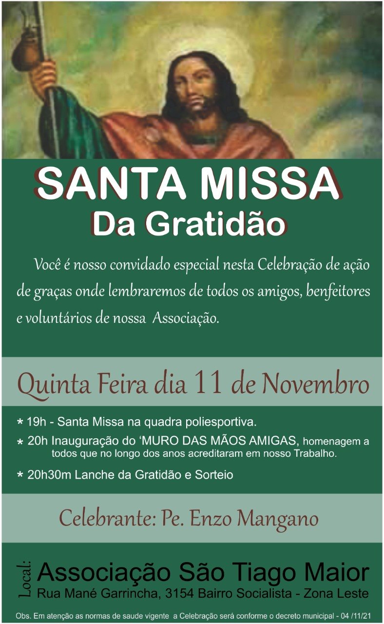 MÃOS AMIGAS: Pe. Enzo inaugura muro para homenagear parceiros da Associação São Tiago