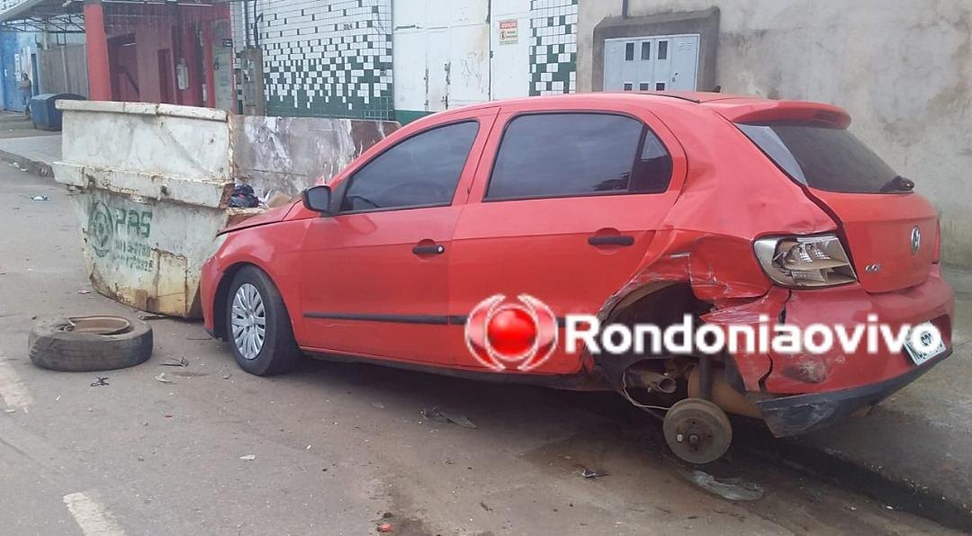 BÊBADO: Motorista embriagado é preso após bater em carro estacionado