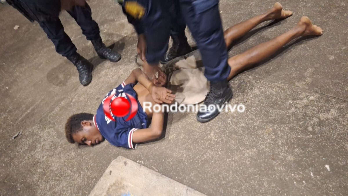 VÍDEO: PM prende acusado flagrado destruindo equipamentos de praça 