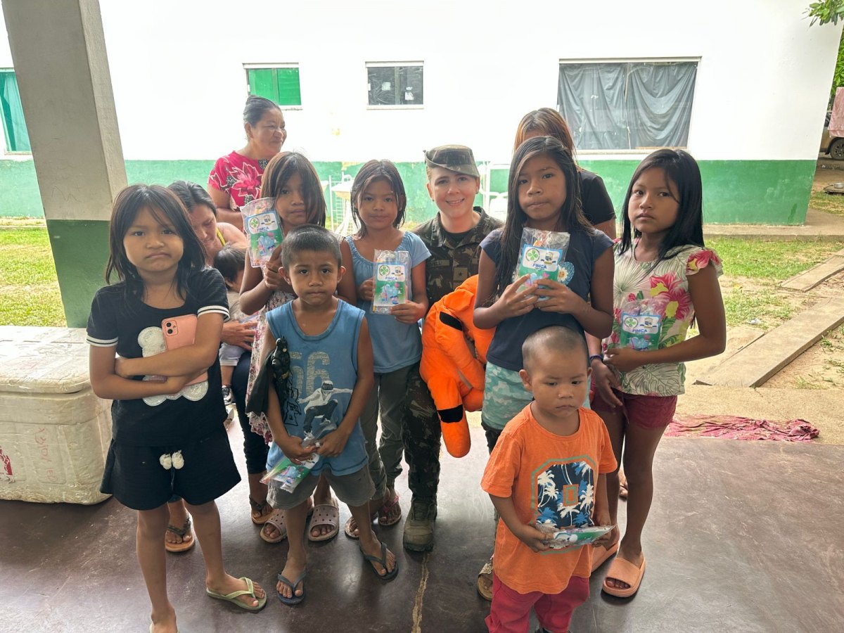 INDÍGENAS DA AMAZÔNIA: 17ª Brigada de Infantaria de Selva realiza Ações Cívico-Sociais em aldeias 