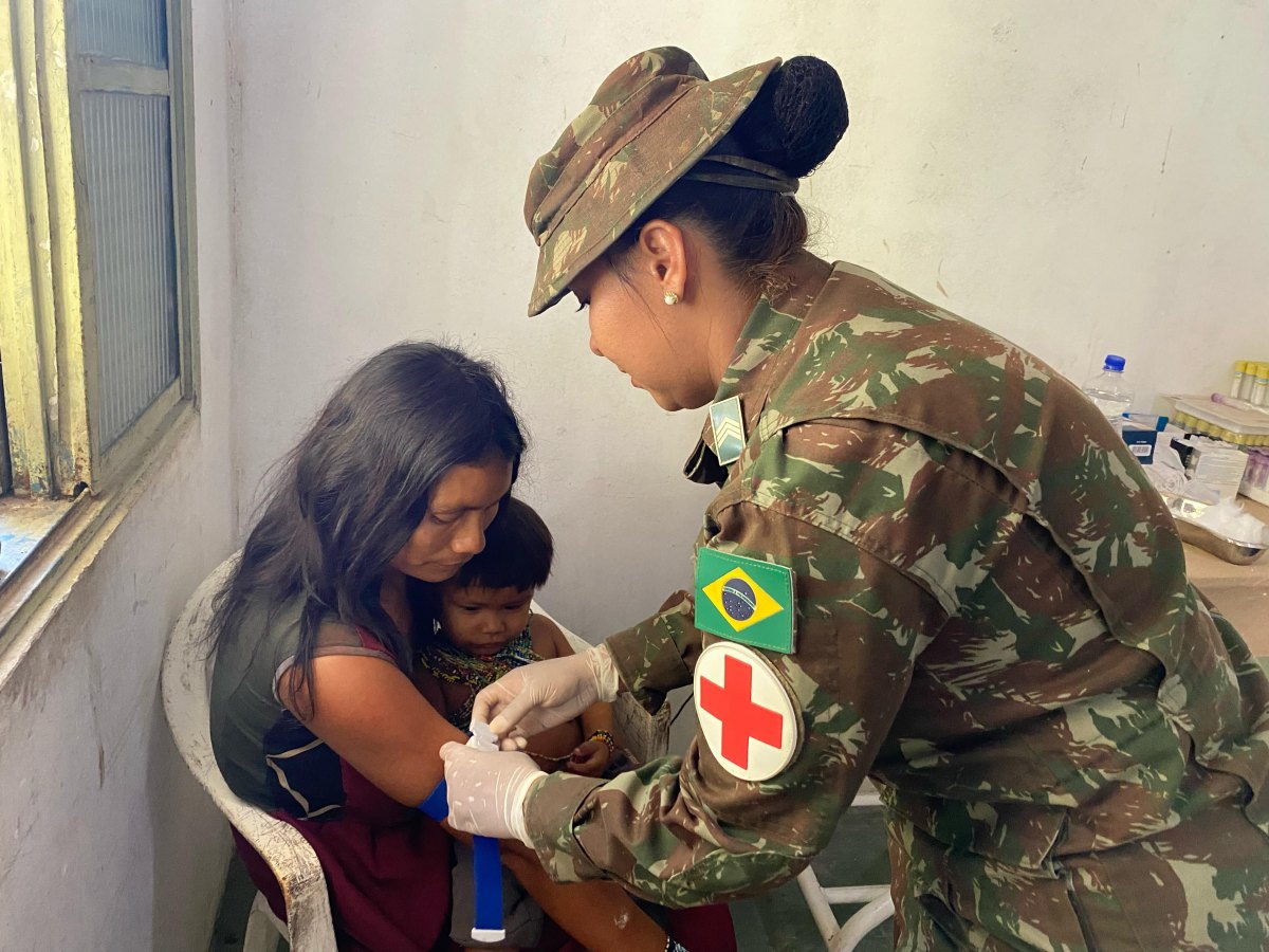 INDÍGENAS DA AMAZÔNIA: 17ª Brigada de Infantaria de Selva realiza Ações Cívico-Sociais em aldeias 