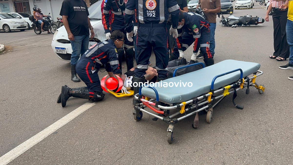 VÍDEO: Condutor de MT-07 sofre grave acidente na Calama