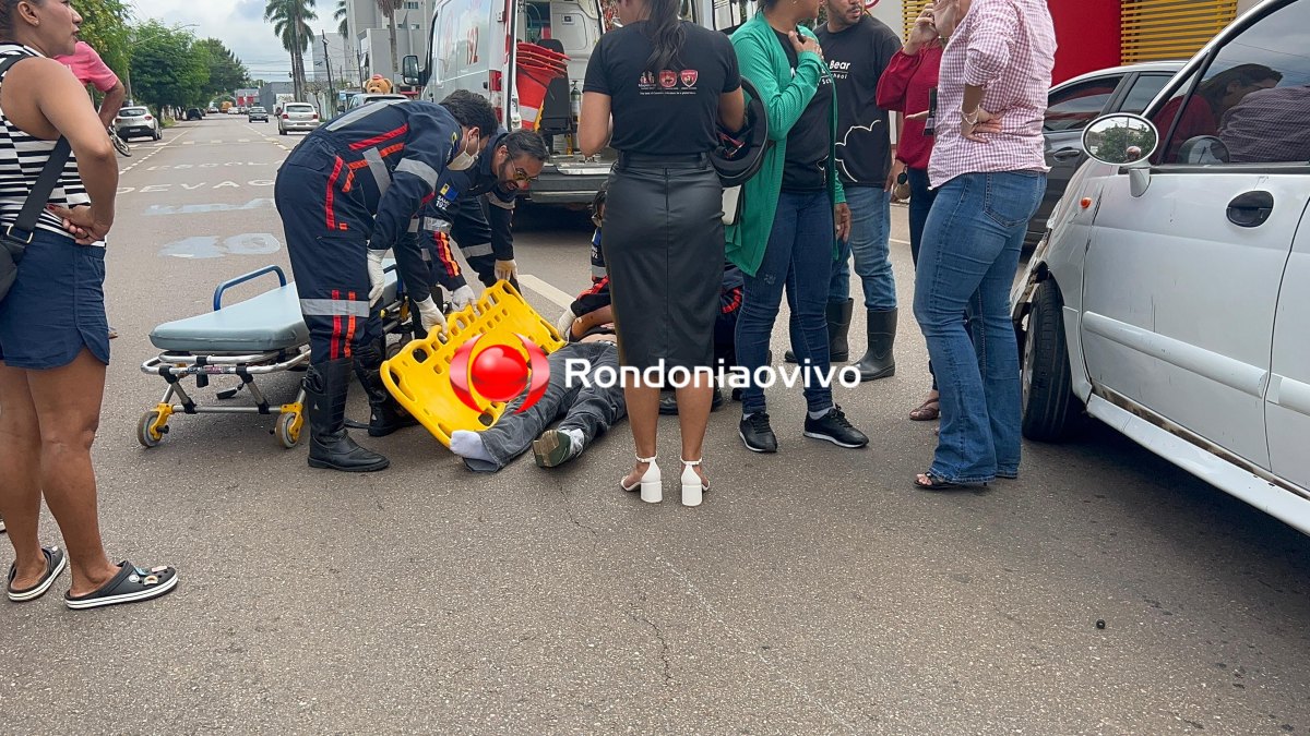 VÍDEO: Condutor de MT-07 sofre grave acidente na Calama