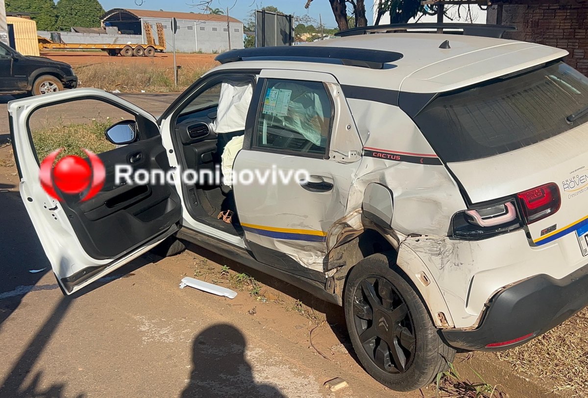 VÍDEO: Acidente entre ambulância do SAMU e carro foi gravado por câmera de segurança