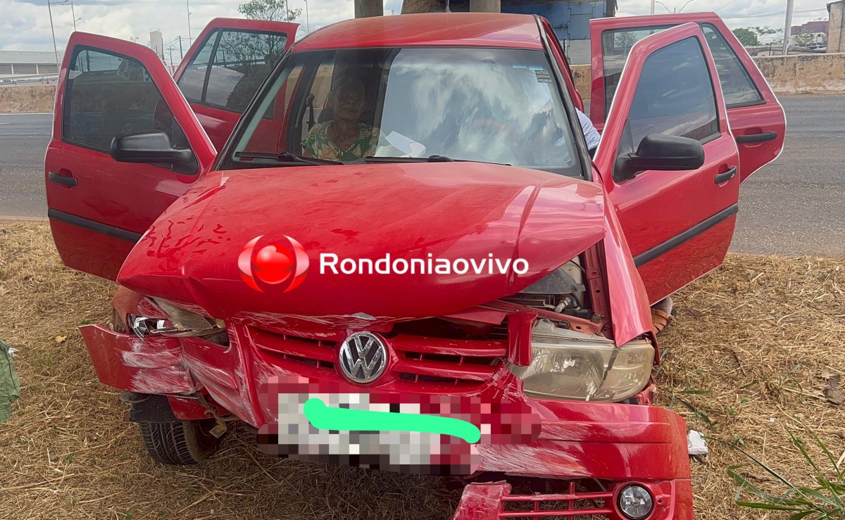 VÍDEO: Grave acidente entre caminhão e carro deixa idosa ferida na BR-364