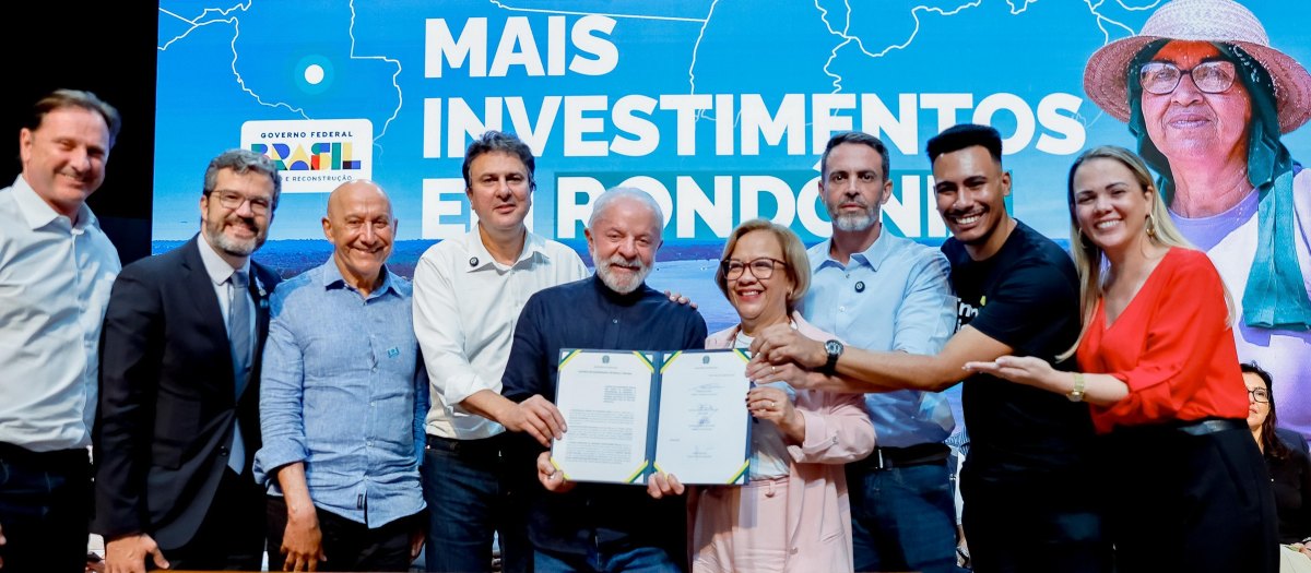 CONFÚCIO MOURA: Prestígio e reconhecimento na visita do presidente Lula a Rondônia