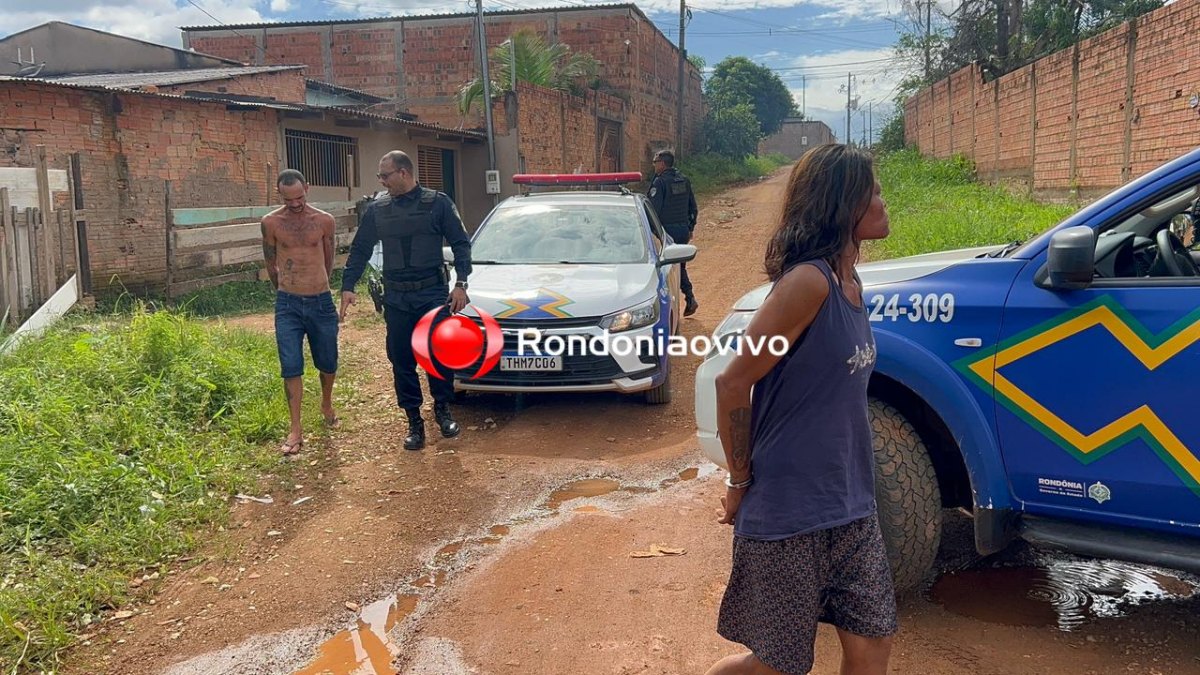 VÍDEO: PM monta operação e prende casal que fez arrastão em residência