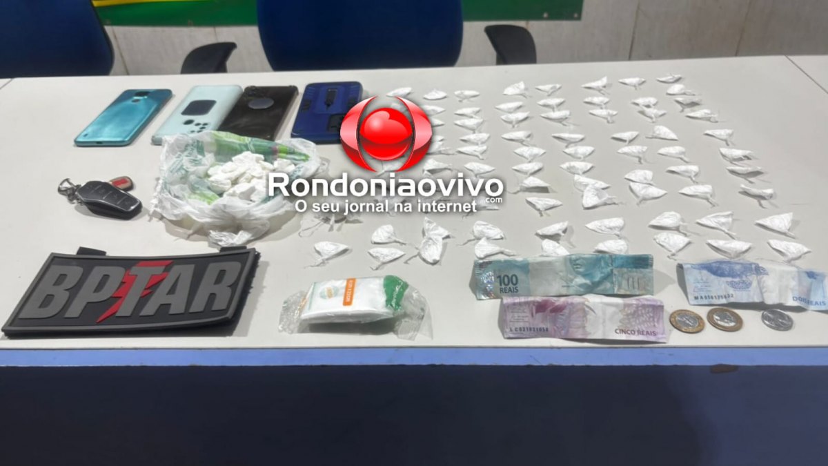 BPTAR FLAGROU: Motorista de app, apenado e comparsa são presos por tráfico em carro elétrico