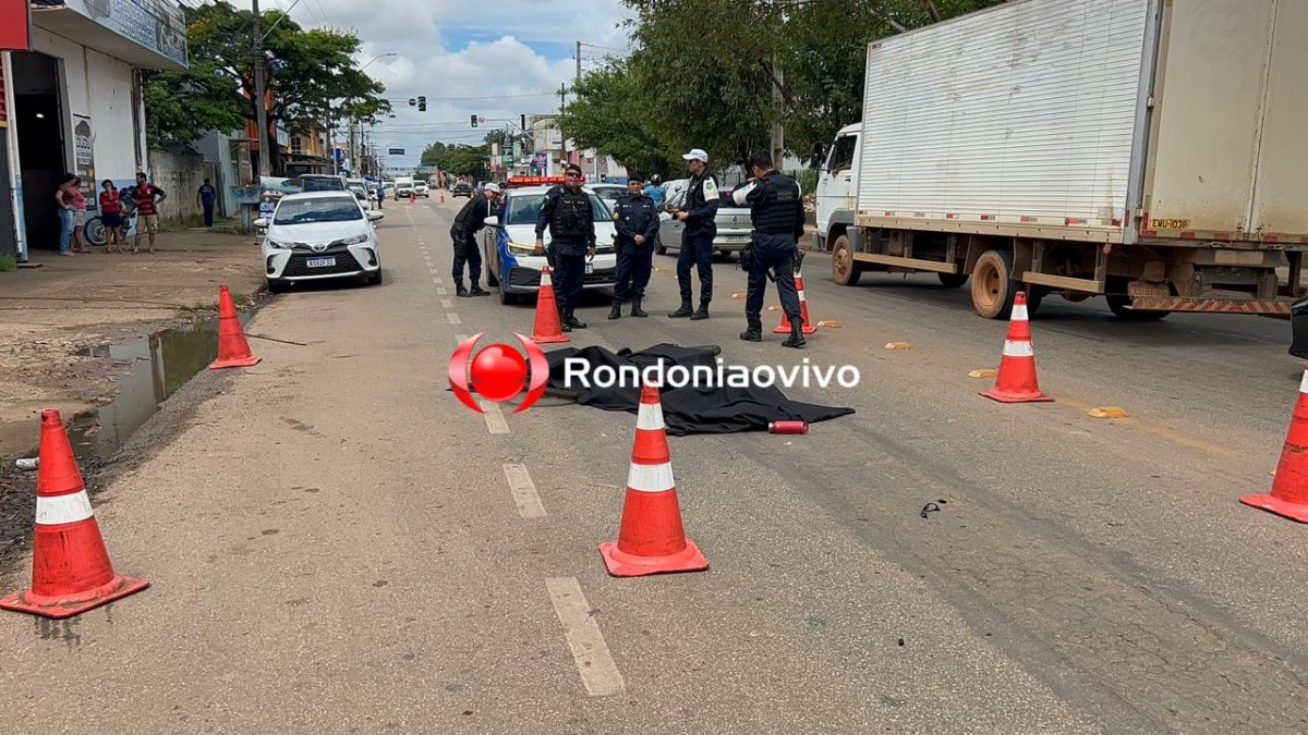 URGENTE: Ciclista morre atropelado por caçamba na Jatuarana