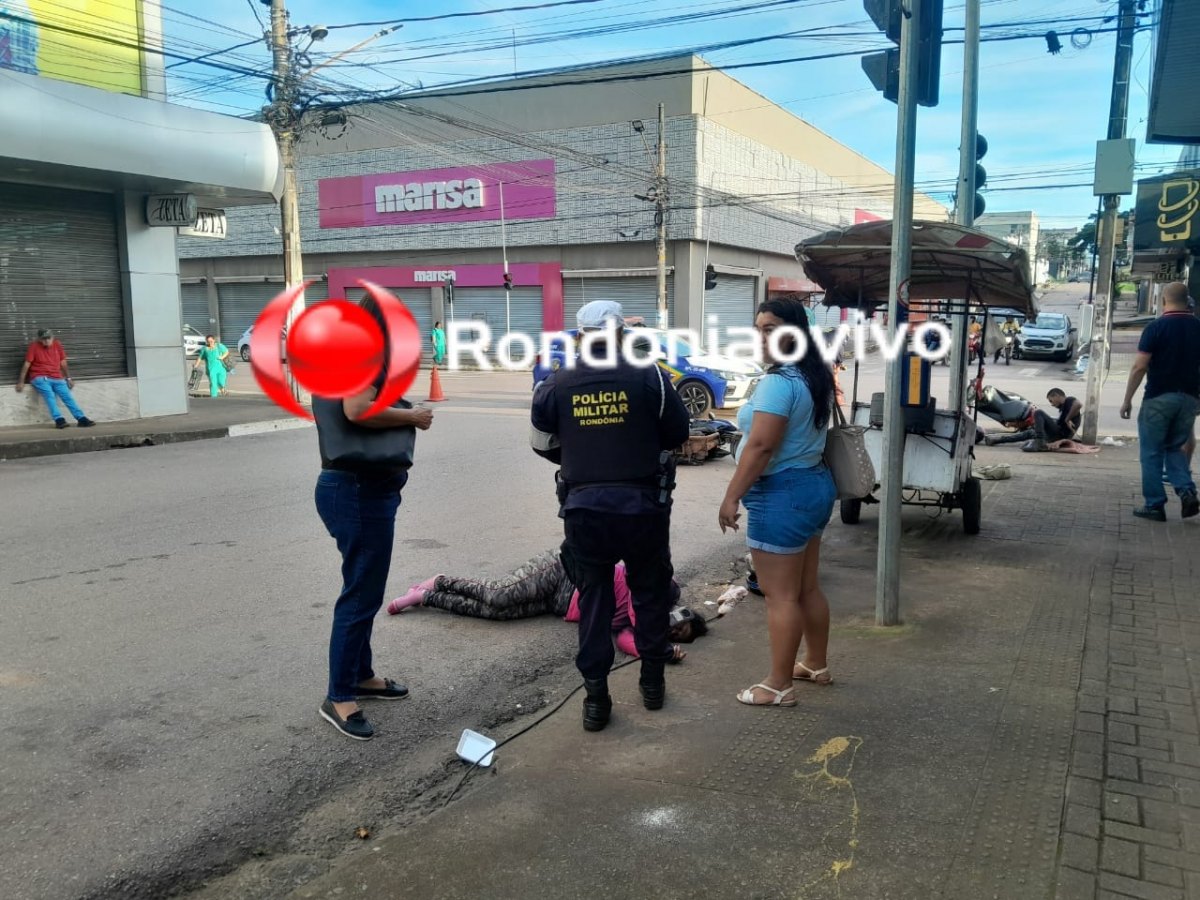 URGENTE: Homem e mulher ficam seriamente feridos em acidente na '7'