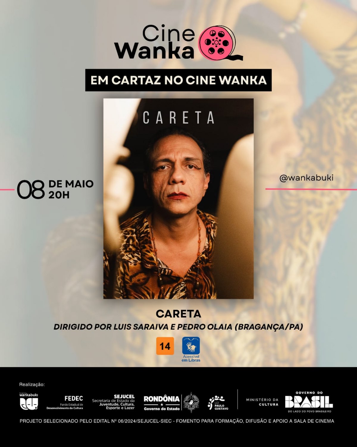 ENTRADA GRATUITA: 3ª edição do Cine Wanka exibe curtas amazônicos nesta sexta (08)