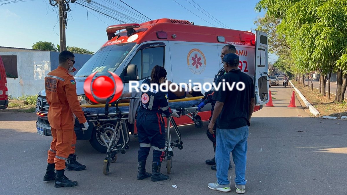 VÍDEO: Ciclista sofre ferimentos graves no rosto após ser atropelada na Mamoré