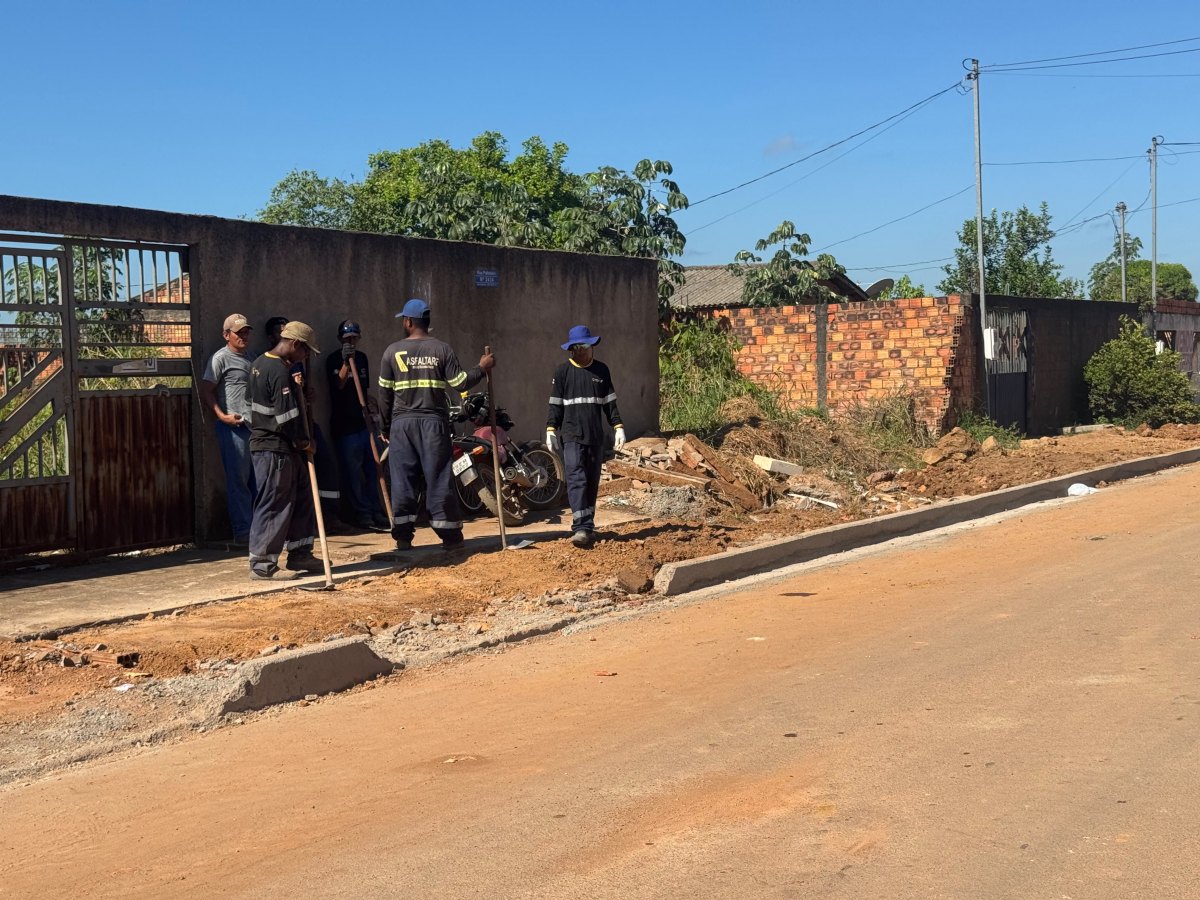 MÁRCIO PACELE: Vereador acompanha avanço das obras de infraestrutura no Parque Amazônia